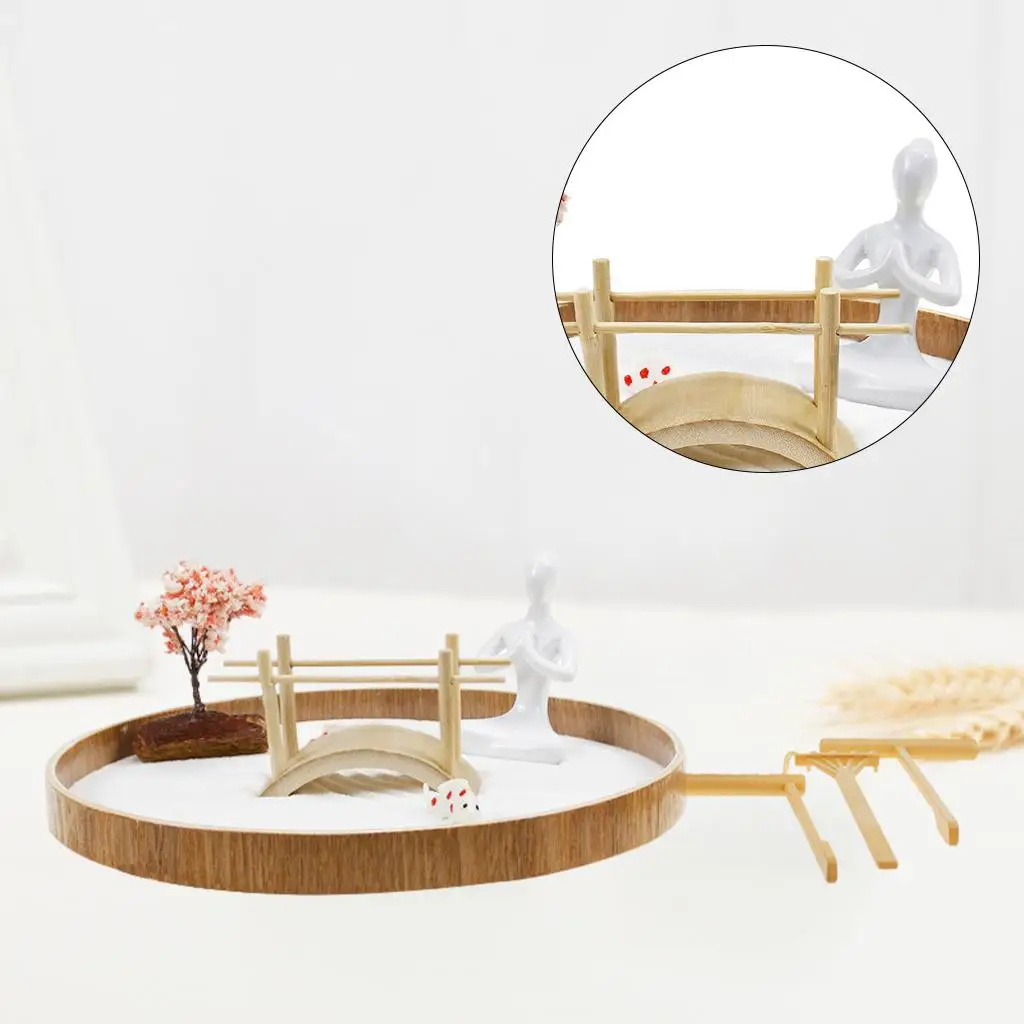 

Tabletop Meditation Zen Garden Peaceful Yoga Decor for Desktop