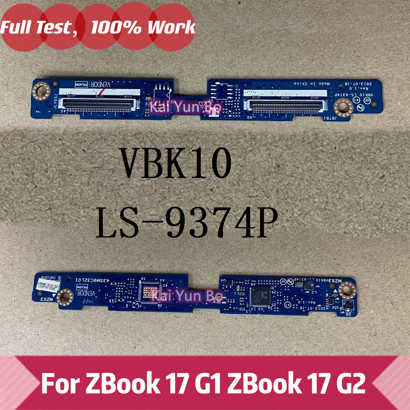 

Ноутбук VBK10 LS-9374P для ZbooK 17 G1 ZBOOK 17 G2 плата адаптера экрана дифференциального сигнала низкого напряжения