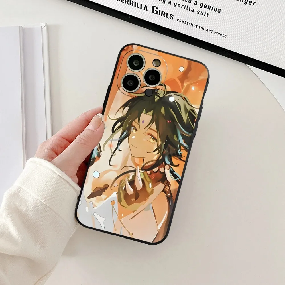 Чехол для телефона Genshin Impact Xiao iphone 13 15ProMax 11 14 12 Pro Xs Max Mini Xr X 7 8 6 6s Plus