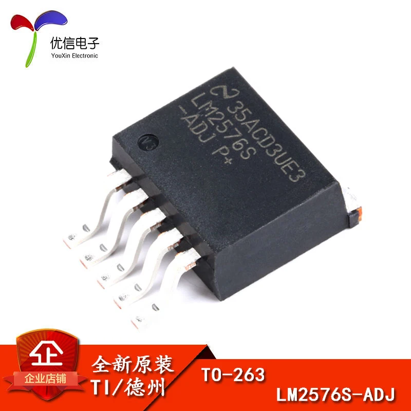 

Original genuine SMD LM2576S-ADJ chip buck regulator adjustable TO-263