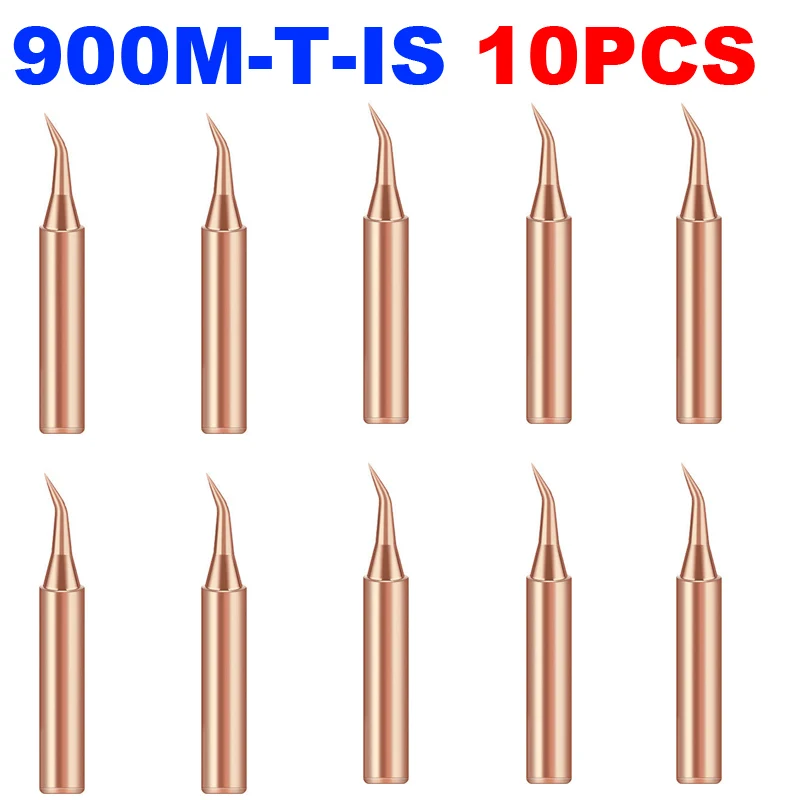 10 шт./лот 900M-T-IS сменные паяльные наконечники для пайки инструмент головки 936 937 938