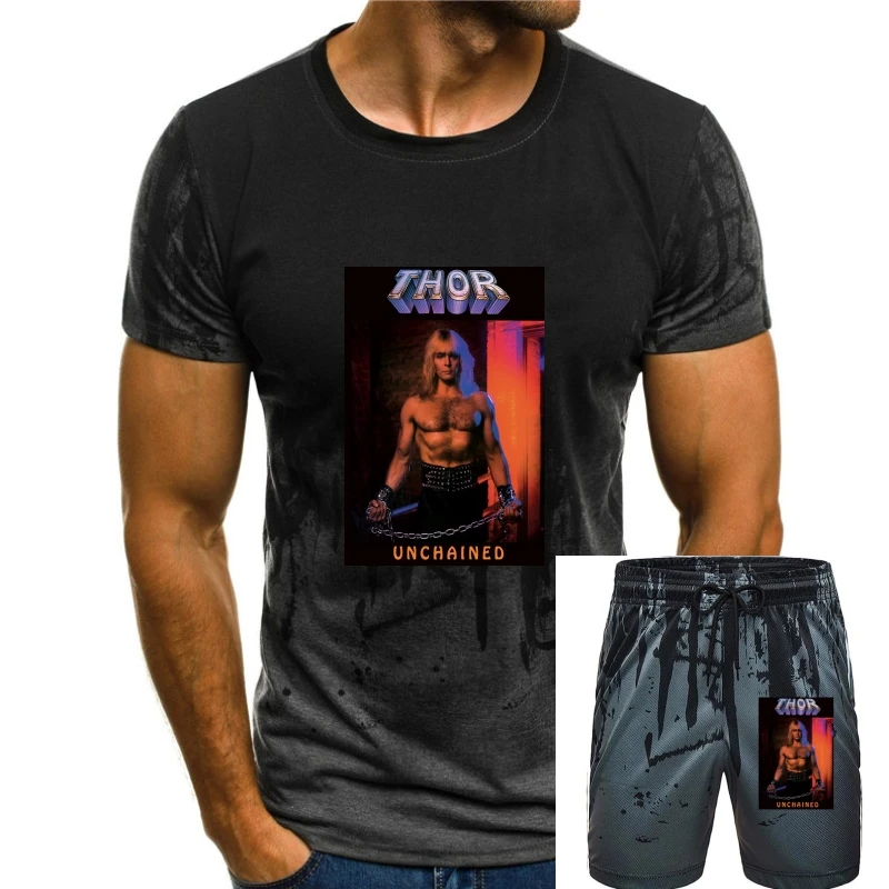 

Thor The Unchainedver. 1 T-Shirt Poster (Black) S-3XL 2018 Fashion Short Top Quality T Shirts Men O Neck Top Tee Plus Size