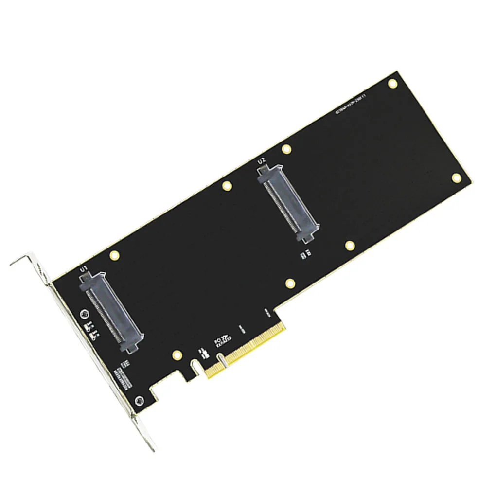 

U.2 to PCI-E X4 Riser Card 3.0 SFF-8639 to SSD Extension Adapter U.2 SSD SATA PCI Express Card for 2.5 Inch SATA HDD