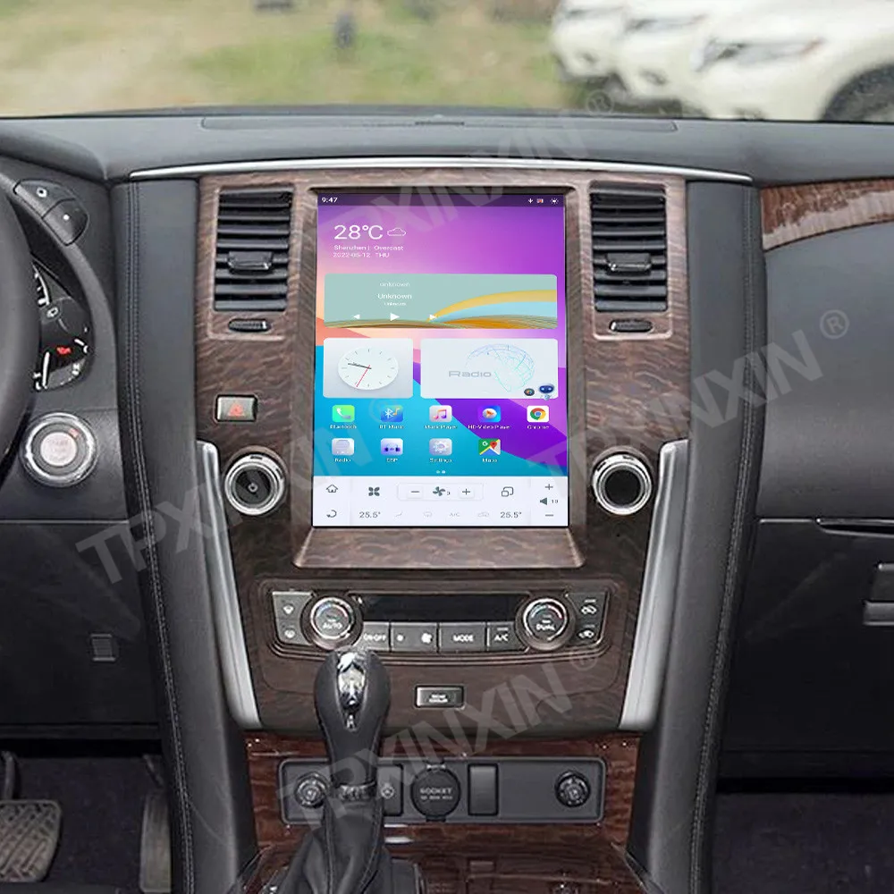 12.1 Inch Android Auto Touch Screen Multimedia Stereo For Nissan Patrol 2010~2019 GPS Navigation Car Radio Audio IPS Head Unit