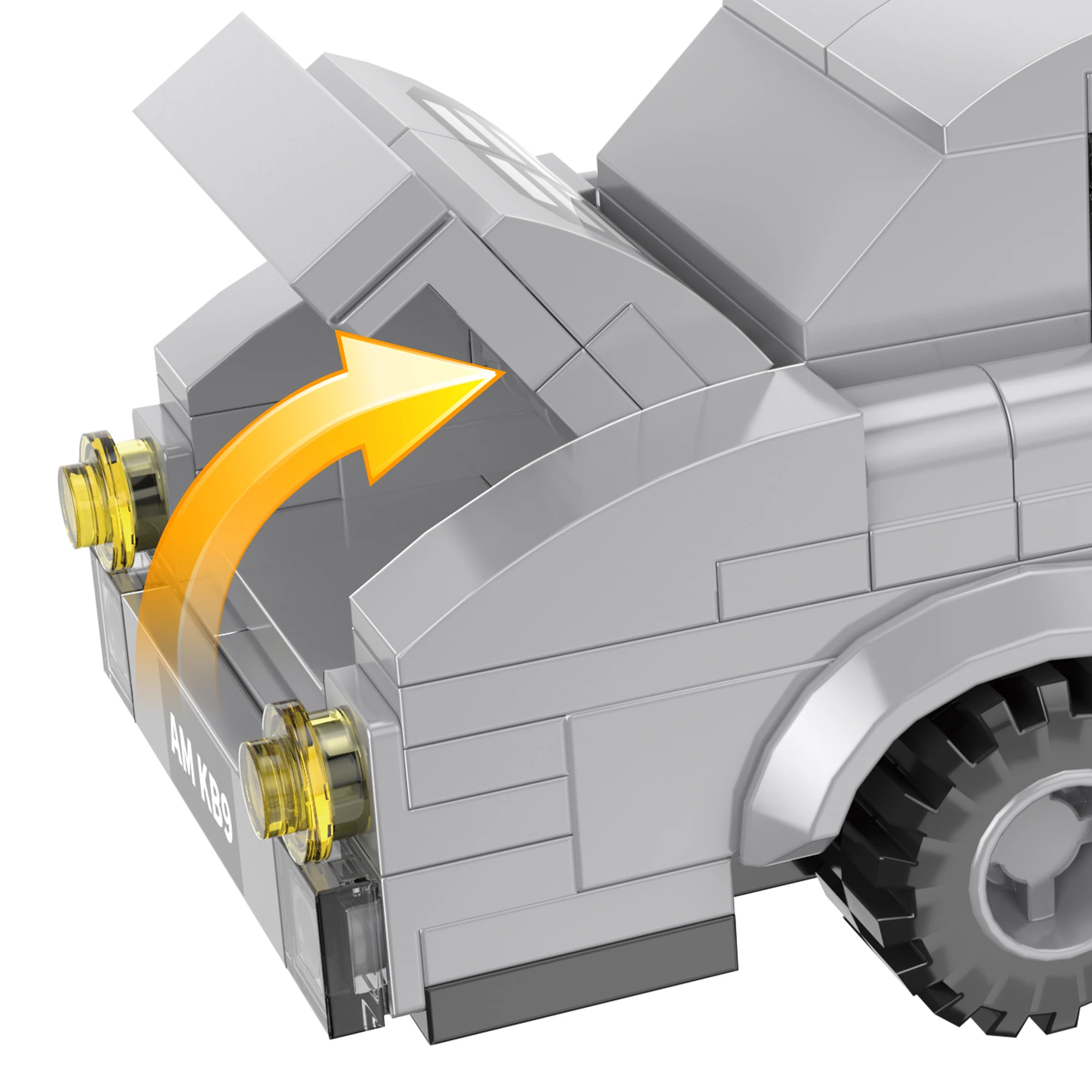 Ретро модель спортивного автомобиля