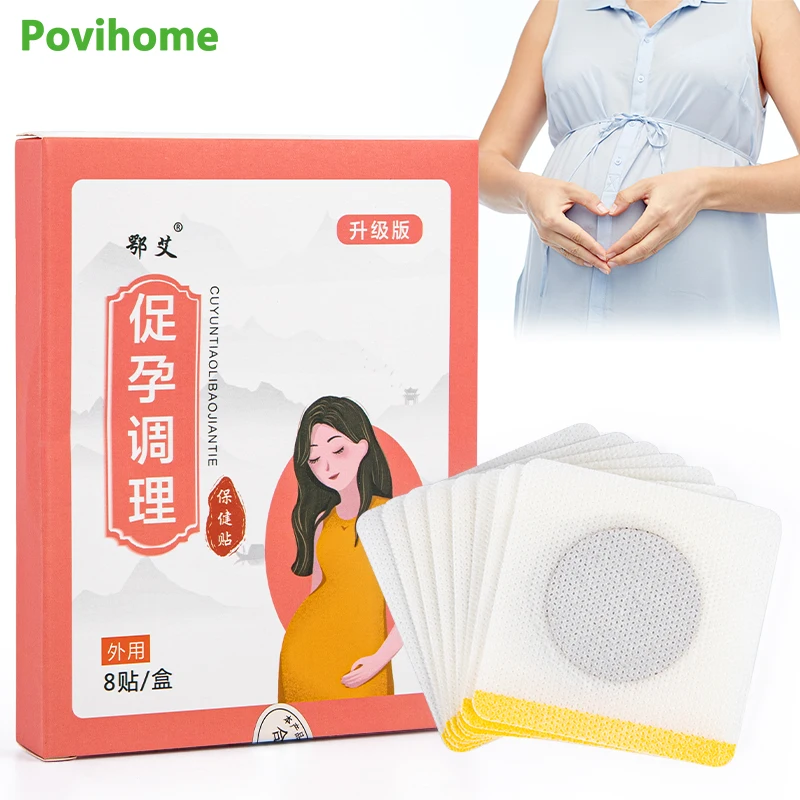 8 шт. пластырь для лечения овуляции бесплодия |