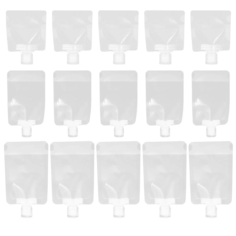 

24 Pcs Packing Bag Toiletries Dispenser Squeeze Clear Makeup Refillable Bags Leak-proof Lotion