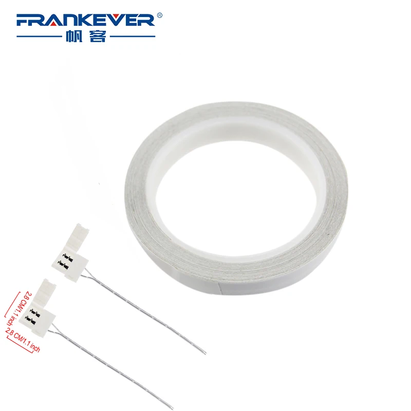 

FrankEver 5M/Set DIY OFC Adhesive Flat Speaker Cable 2 Copper Conductor Under 36 Voltage Led Audio Wire Power Extension Cord