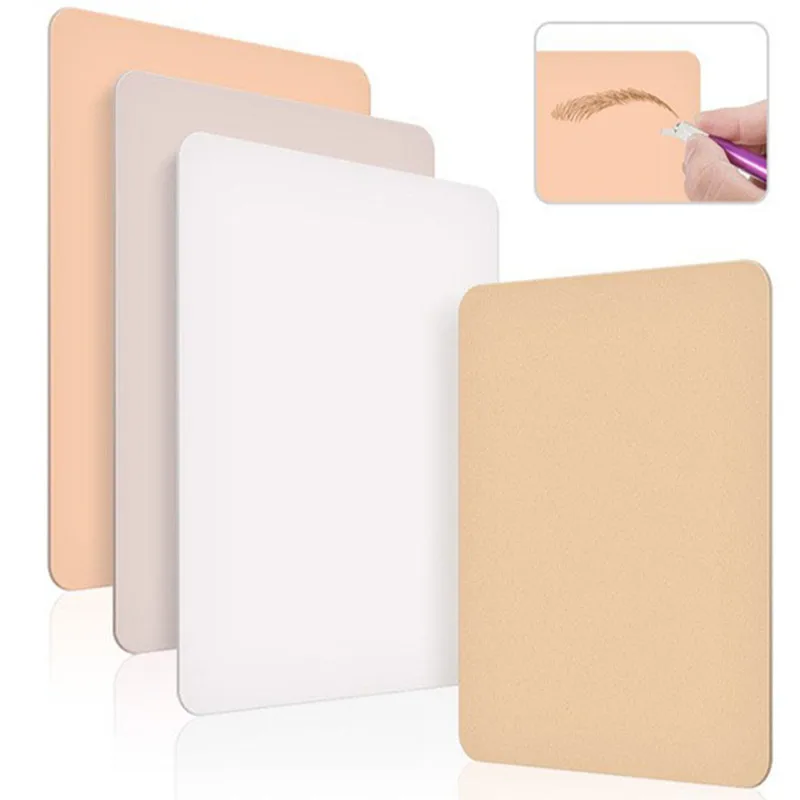 

1Pcs Tattoo Blank Practice Skin Eyebrow Gragon Pattern Paint Mixer Makeup Double Sized Synthetic Leather Tattoo Accessories