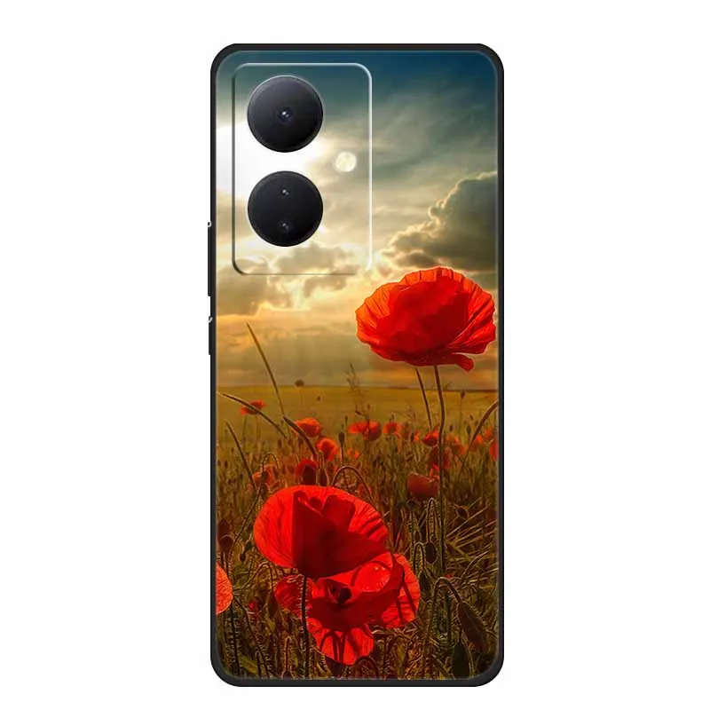 Роскошные Силиконовые мягкие чехлы для телефона из ТПУ Vivo V29 Lite чехол V29Lite 2023