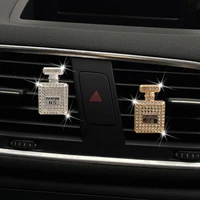 diamond perfume bottle decor for car air vent clip air freshener in auto interior decoration car aroma diffuser car accessories