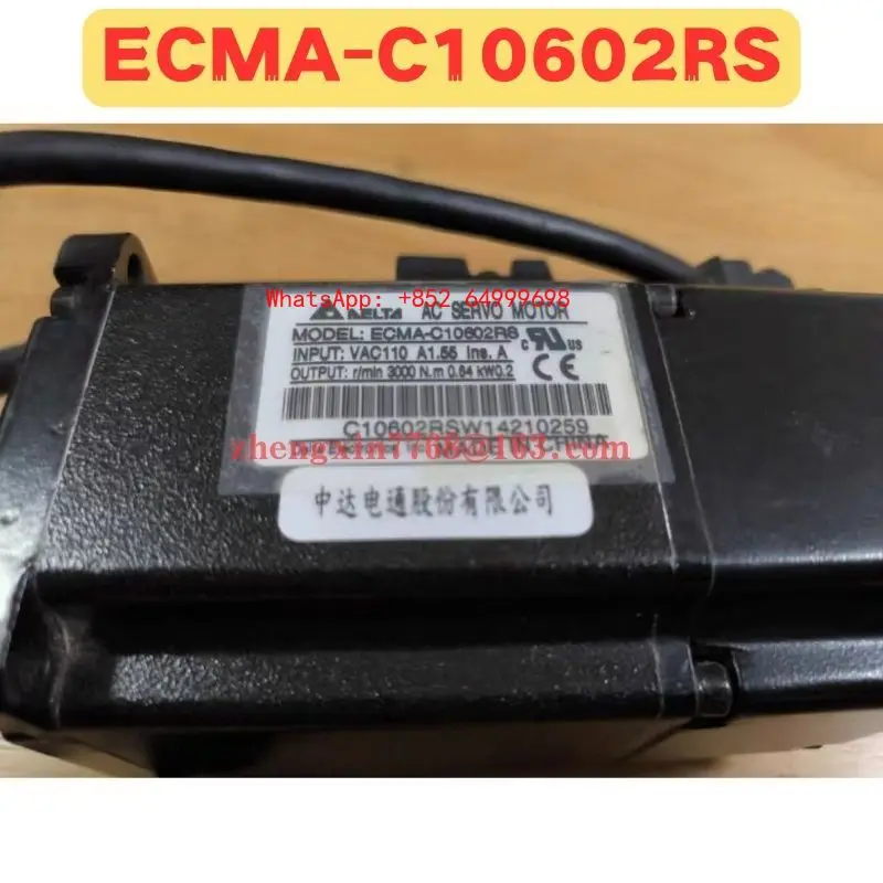 Б/у Серводвигатель ECMA-C10602RS ECMA C10602RS Нормальная функция Протестировано ОК
