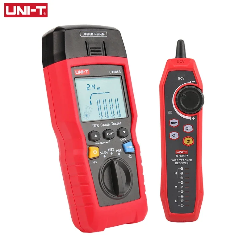 UNI T UT685B Тестер сетевого кабеля TDR KIT Кабельный трекер Lan Tester RJ45 RJ11 Детектор