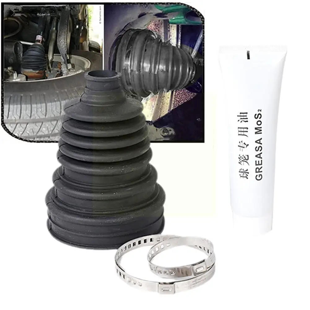 

Universal Silicone Constant Speed CV Boot Joint Dust CV Boot Cover Ball Car Clamp Round Universal Kit Accessories Joint I3Y7