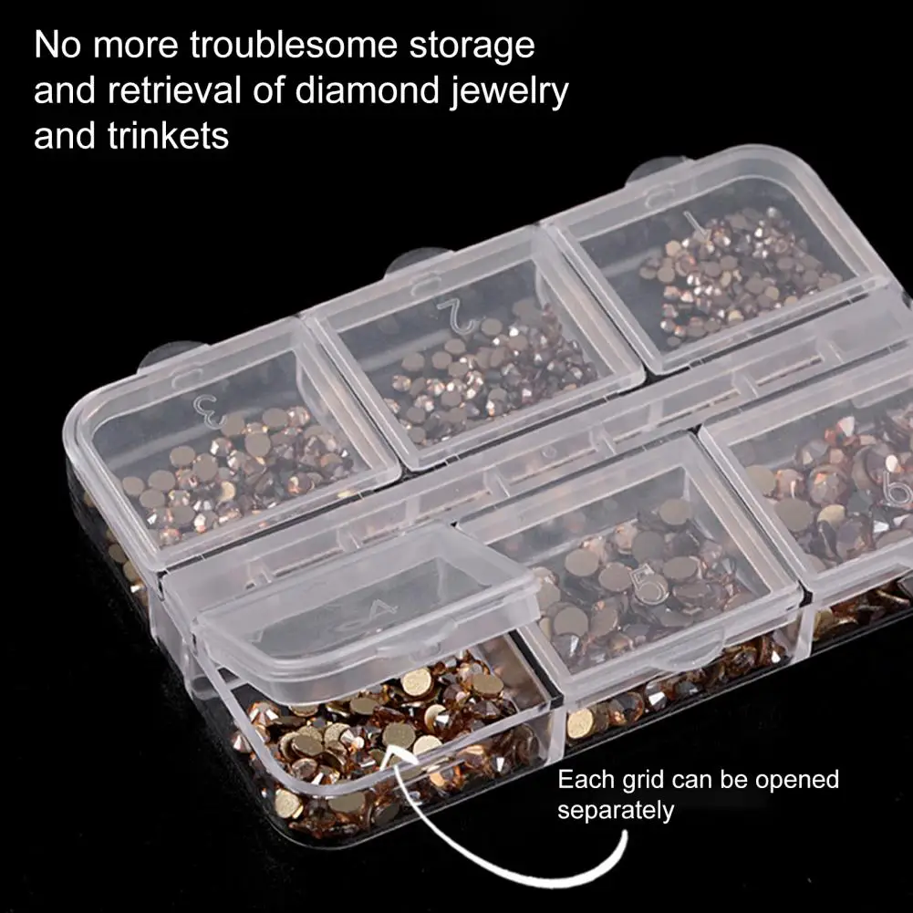 5 шт. пластиковые органайзеры для сережек и гвоздей