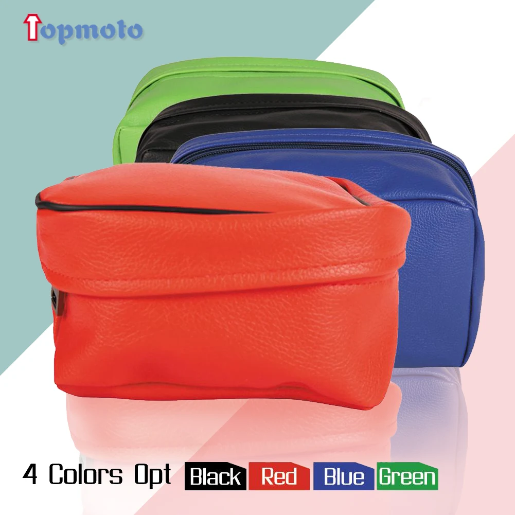 Задняя сумка для инструментов мотоцикла для внедорожника, комплект для хранения, из искусственной кожи, водонепроницаемая, прочная, для Honda CRF150 CRF250/450 XR250R XR350R XR600