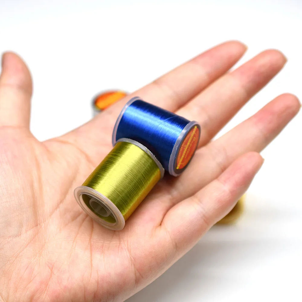 MNFT 2 шт. 75D нитки для завязывания мух Drys нимф маленькие растяжки 6 цветов вощеная