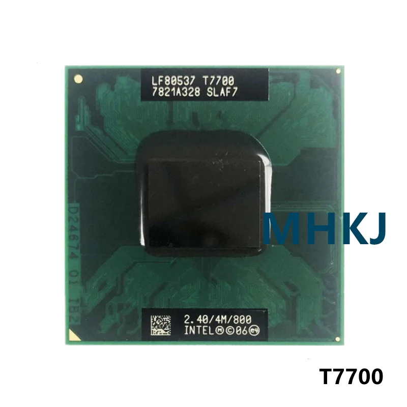 Бесплатная доставка процессор core T7700 для ноутбука Intel 2 40/4M/800 лучший лучшего