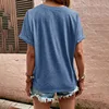 Casual Loose T-shirts For Women T-Shirt Short Sleeve Female Tee Streetwear Top 2