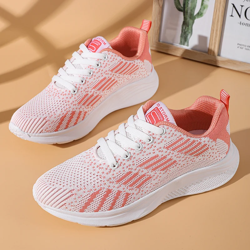 

Women's Casual Sneakers Women's Breathable Lightweight Running Shoes 2022 Gym Vulcanized Shoes White Female Footwear
