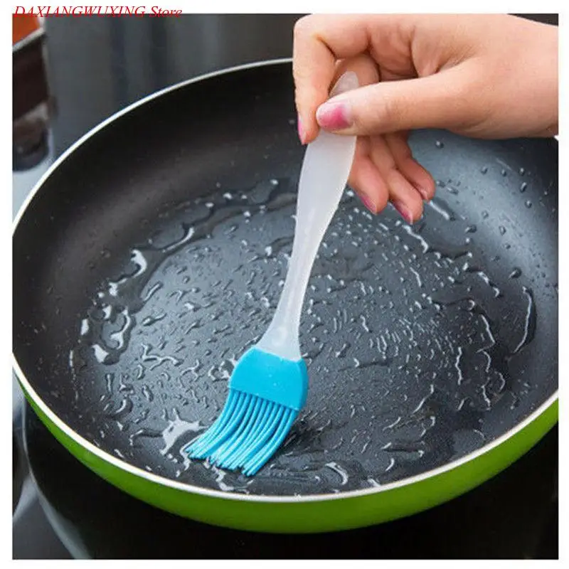 

Multi Functional Silicone Baking Bakeware Bread Cook Brushes Pastry Oil BBQ Basting Brush Tool Color Random