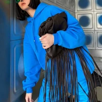 designer tassel womens shoulder bag luxury brands soft crossbody bags for women handbags fashion square sling bag tote purses