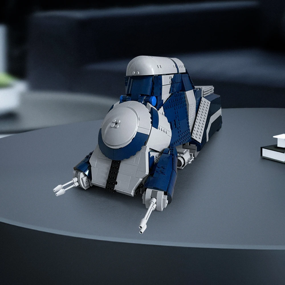 BuildMOC Космическая война Battlefronted MTT контейнеризованный боевой робот-носец