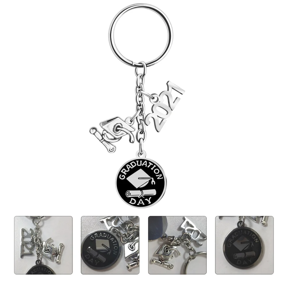 

2 шт. креативные значимые долговечные практичные Брелоки для ключей, брелоки для выпускного градуса для градуированных