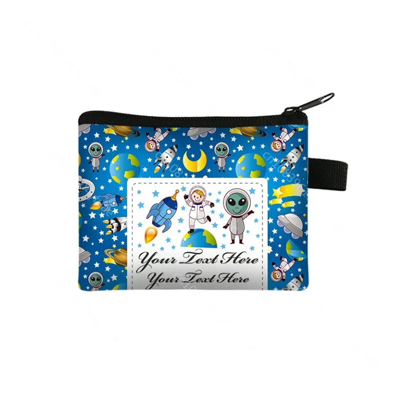 Симпатичный кошелек для монет в виде НЛО новый детский с нулевым рисунком