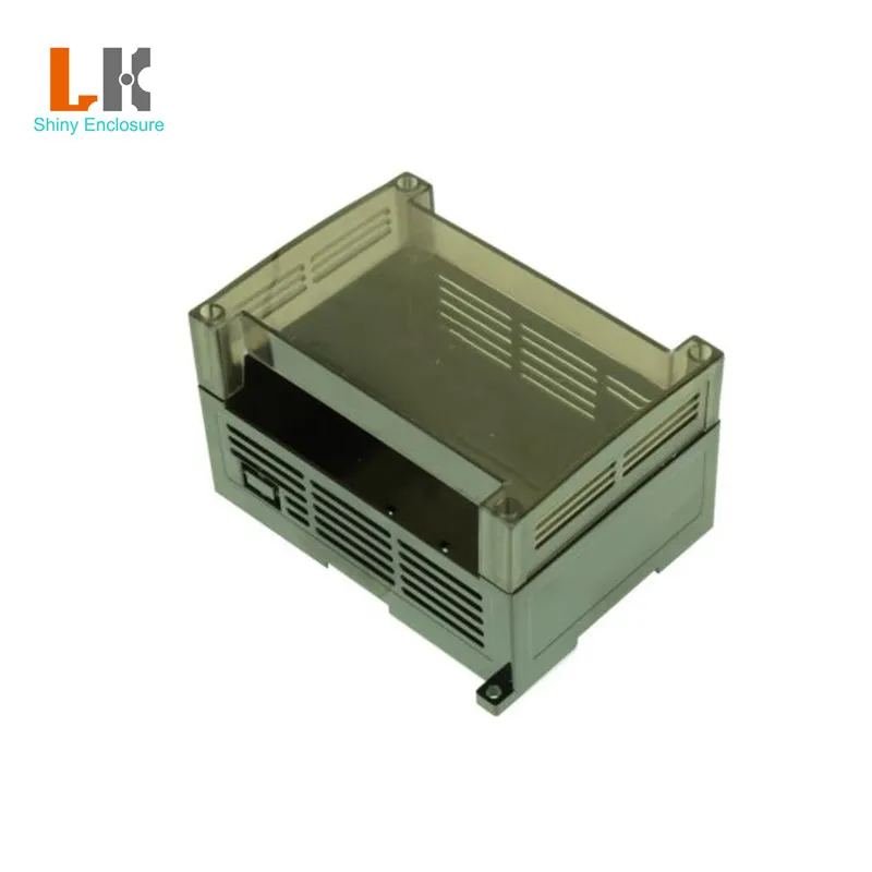 

LK-PLC26 Din Rail Electronic PCB Project Box Enclosure PLC Industrial Control Box Panel PLC Enclousure Case 125x90x72mm