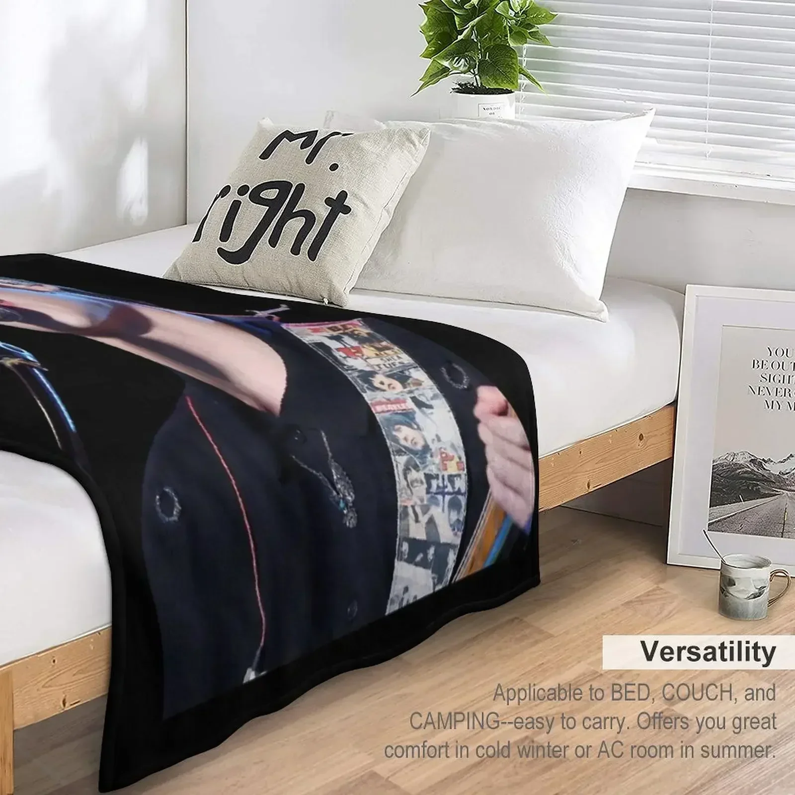 Одеяло с портретом Woosung диваны на Хэллоуин летние постельные принадлежности