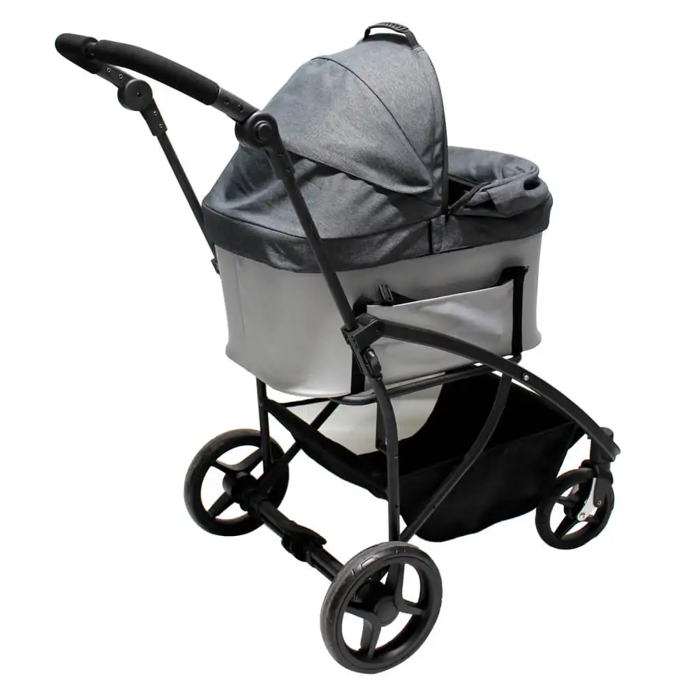 Популярная легкая алюминиевая прогулочная коляска для собак