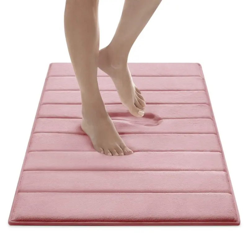 

CoreTex Memory Foam Bath Mat, 21" x 34", Rose