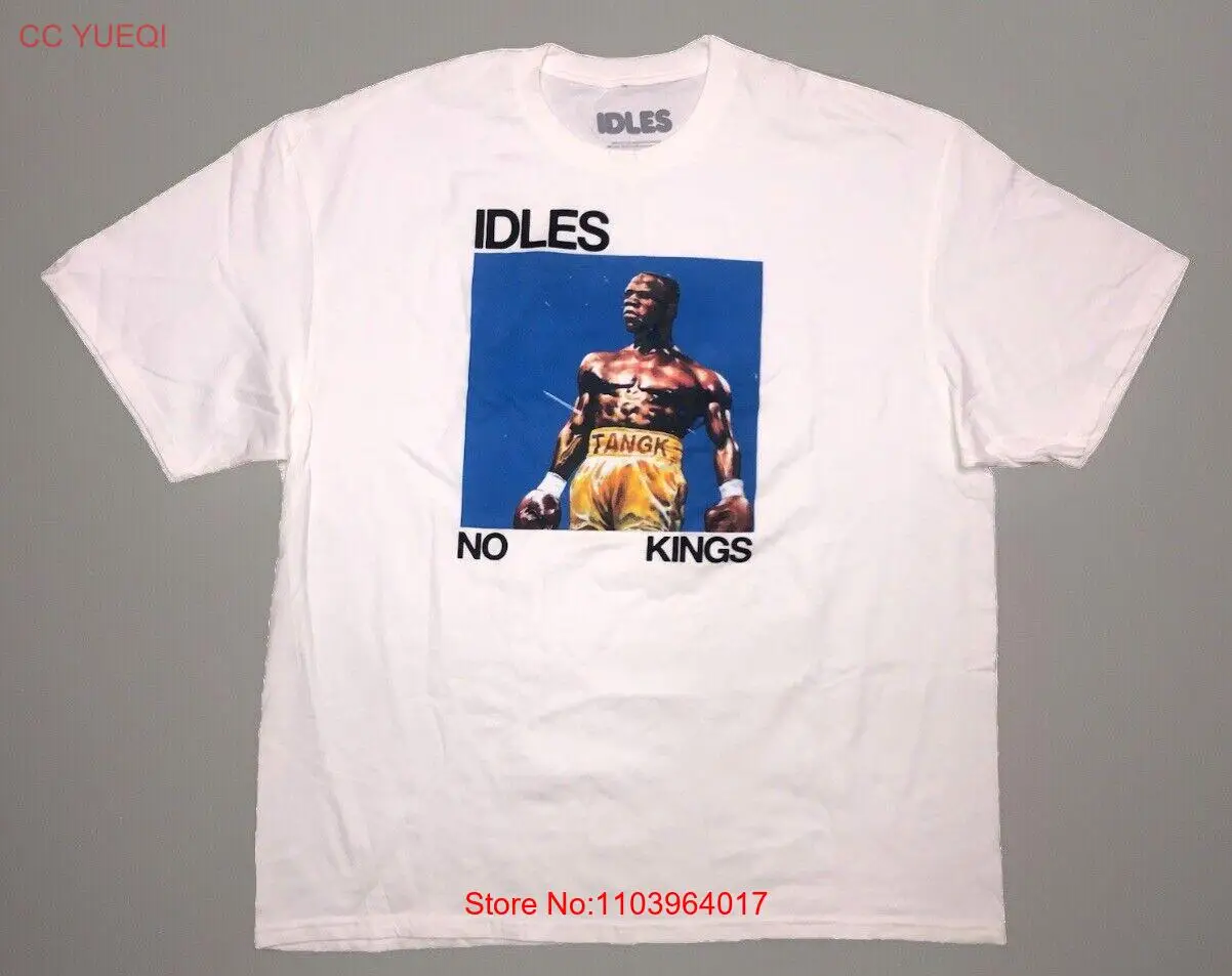 IDLES Официальный товар TANGK No Kings белая футболка 3XL Новинка