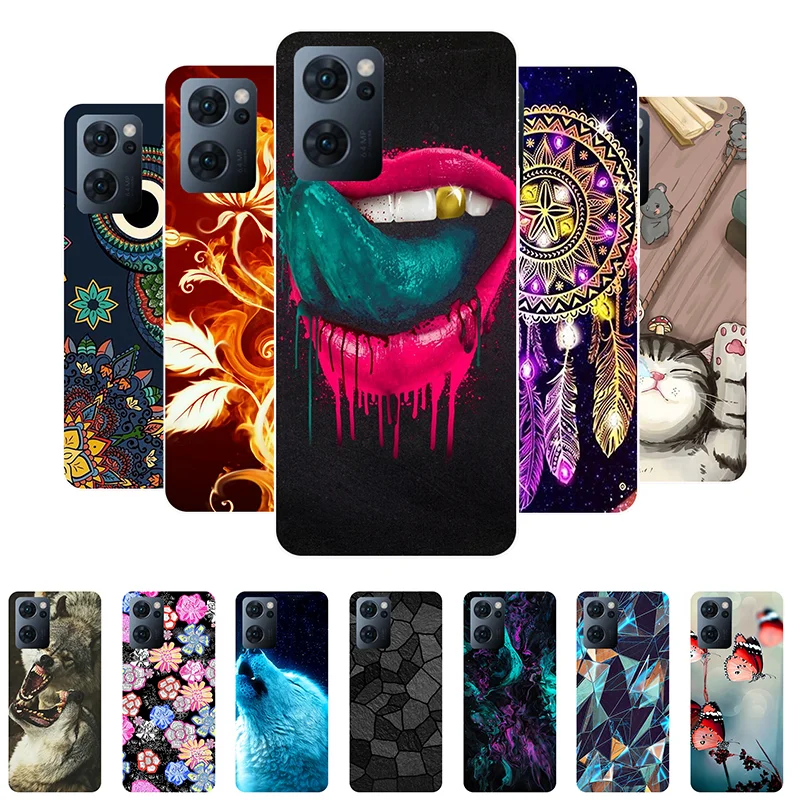 

Phone Case For OPPO Reno 7 5G Global Case Bumper Soft Silicone Cover For OPPO Reno7 5G Cool Cartoon Case on Reno 7 5G CPH2371