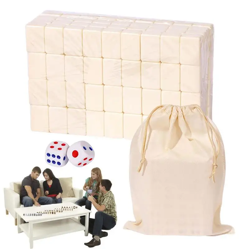 

Mahjong Sets Travel Mini Chinese Traditional Board Game With Large Storage Bag Portable Table Game With 146 Melamine Resin