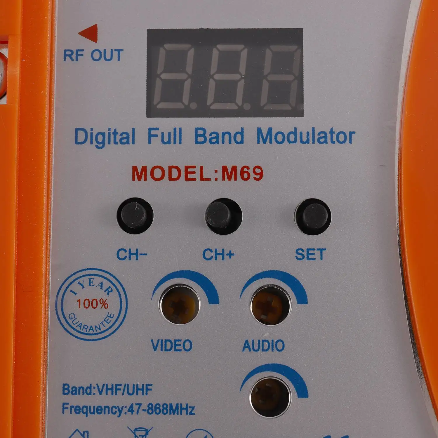 Профессиональный цифровой VHFUHF RF-модулятор M69, AV-RF конвертер для ТВ (оранжевый, с вилкой стандарта ЕС) (art.: 3920dcb37e47f) - 3920dcb37e47f