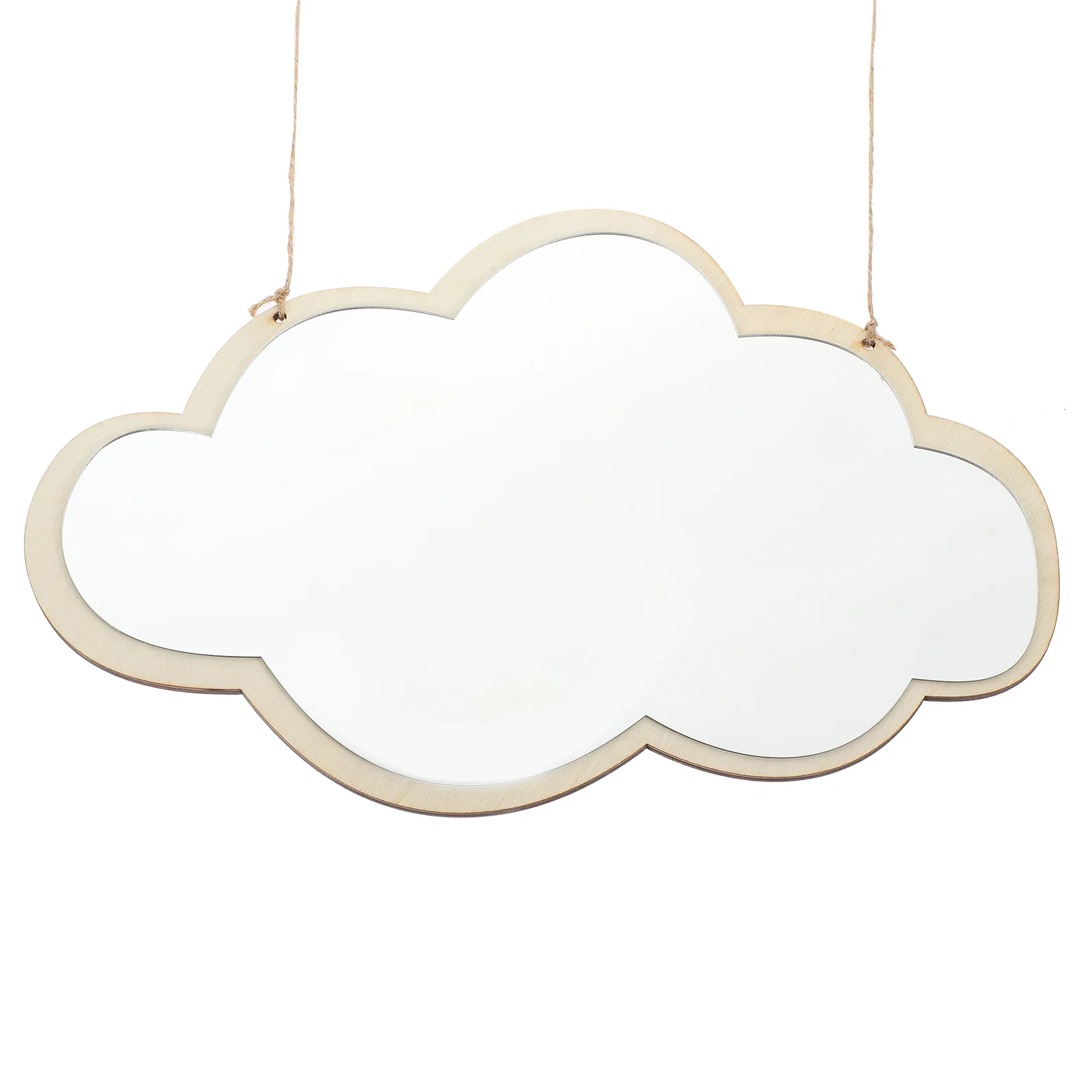 

Cloud Wooden Mirror Modern Wall Decorative Mirror Hanging Wall Mirror Ornament