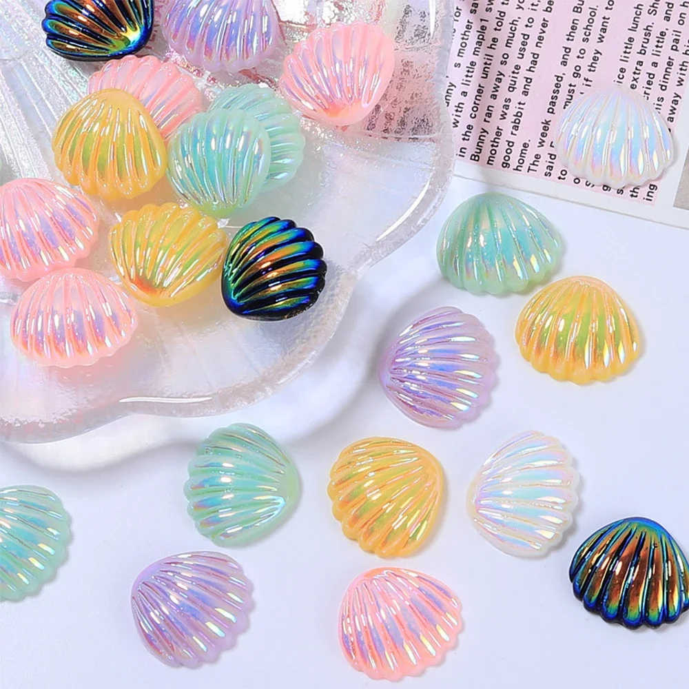 10 шт. гальванические корпуса серии миниатюрные кабошоны из смолы с плоской