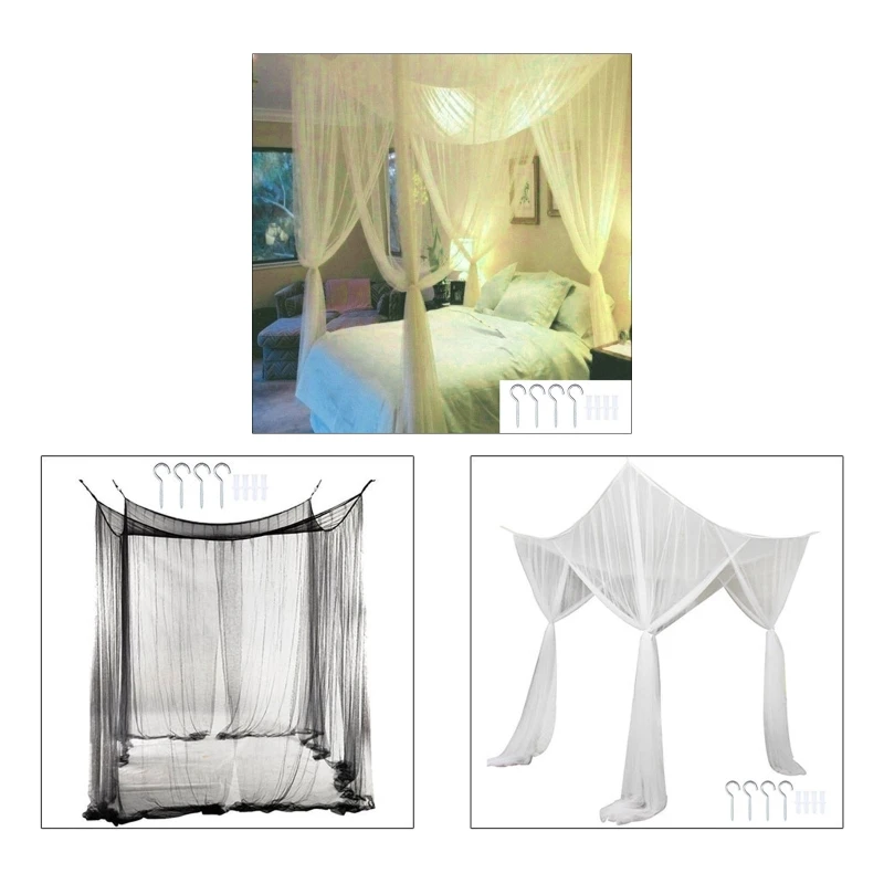 Mosquito Net No Frame For Twin Full Queen King Bed Netting Bedding Drop Shipping