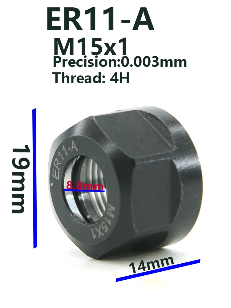 

ER11 гайки M13x0.75 M14x0.75 M15x0.75 M15x1