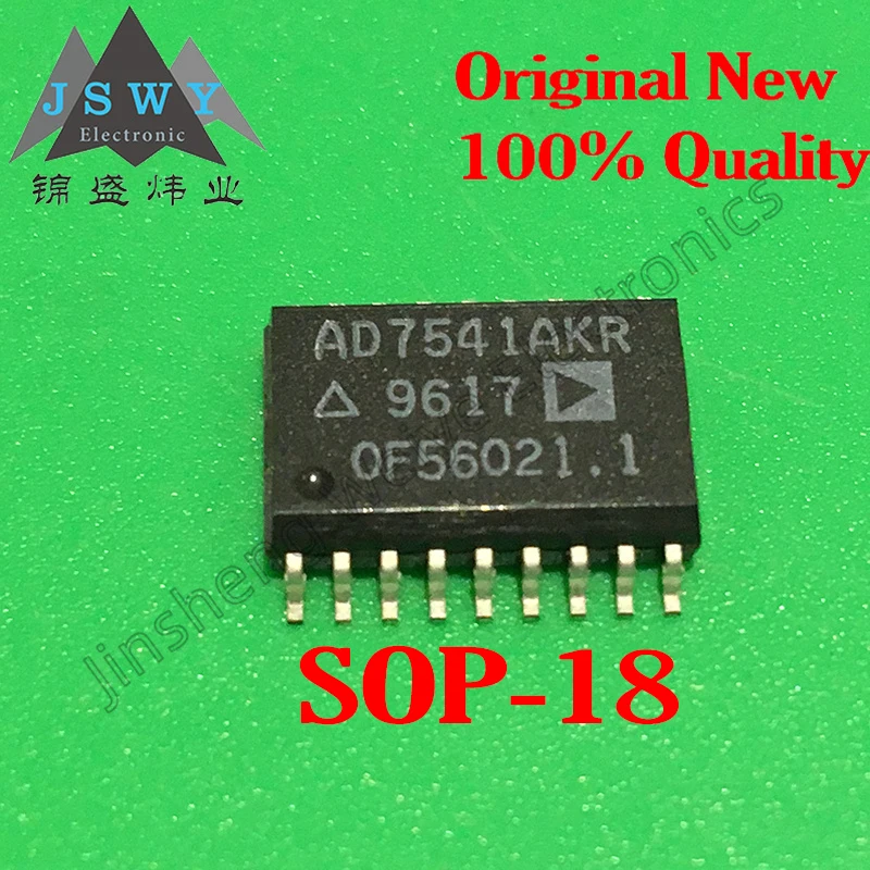 

5PCS free shipping AD7541AKRZ AD7541 AD7224LR-18 AD7224LRZ-18 digital-to-analog converter chip SOP-18 SMD 100% brand new genuine