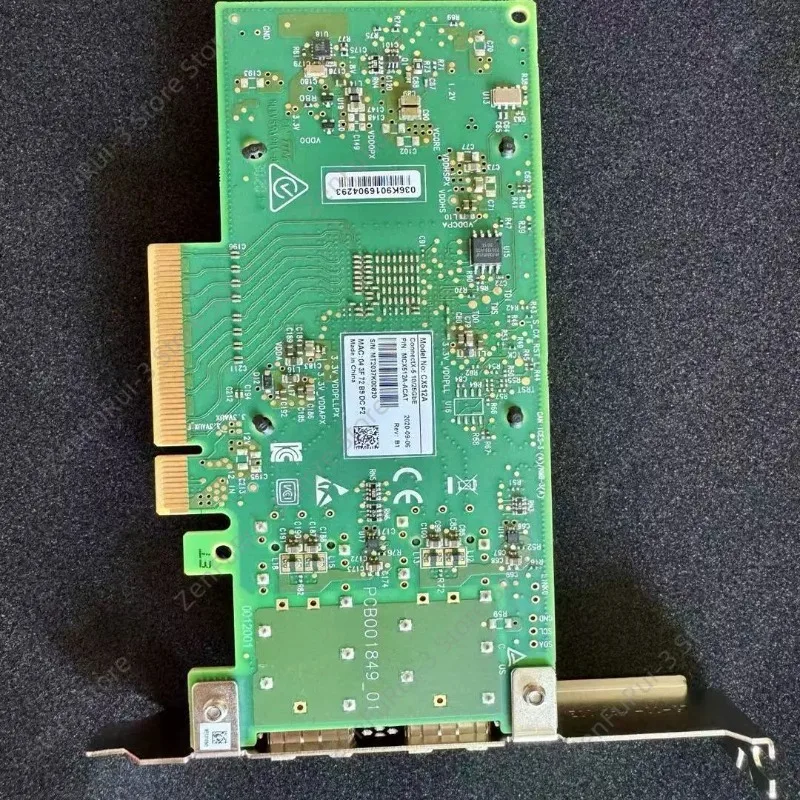 Фото MCX512A ACAT Mellanox CX5 25GB двухпортовый оптоволоконный сетевой адаптер для серверного коммутатора №4