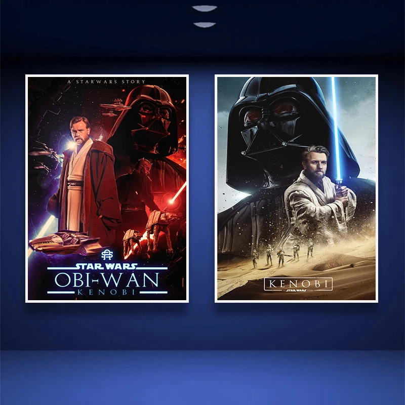 Картина из фильма Звездные войны Оби-Ван Кеноби 2022 Disney новая серия на холсте