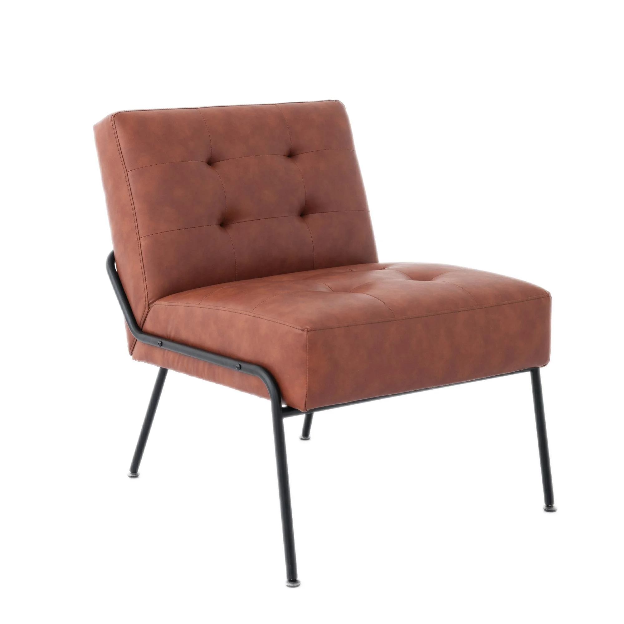 

Боковое кресло Nisco из искусственной кожи без подлокотников