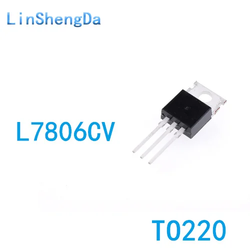 

10 шт L7806CV L7806 три терминала стабилизированного напряжения прямая вставка до-220 6 в