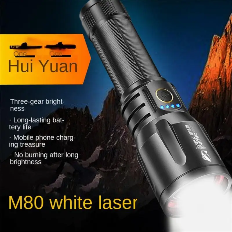 

Long-range Flashlight Mini Flashlight Variable Focus Torch Camping Supplies M80 Bright White Laser Strong Light Flashlight