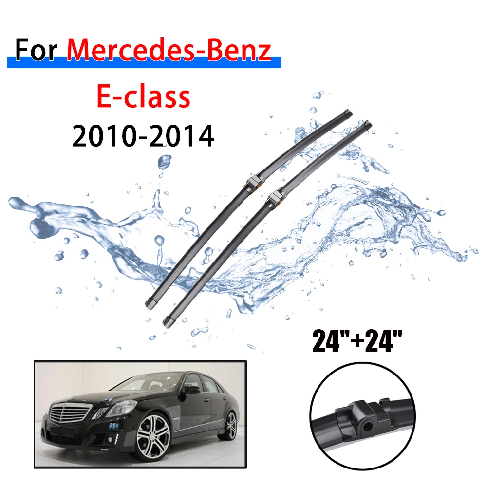 

Wiper LHD Front Wiper Blades For Mercedes Benz E-class W212 2010 - 2014 Windshield Windscreen Front Window 24"+24"