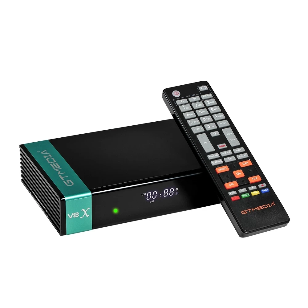 Фото 2022 V8 NOVA,GTMEDIA V8X DVB-S/S2/S2X спутниковый ТВ-приемник, декодер, встроенный 2,4G wifi, H.265,CCam,M3u ТВ-приставка, в наличии в Испании №3