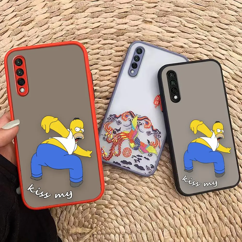 

Matte 8X Case For Honor 30 LITE 30S 50 70 8X 9A 9X X10 MAX X9 X8 X7 Y60 Y6S Y8P Y9 5G PRO Case Para Cover Funny Anime S-Simpsons